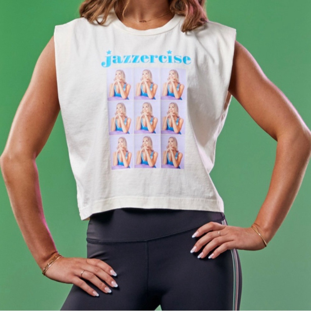 Jazzercise icon muscle tee tank, size XL, NWT new with tags! Judi Sheppard